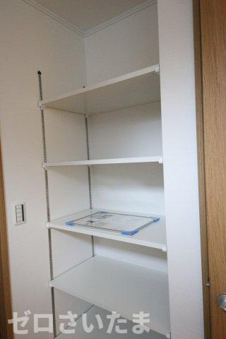 《仲介手数料無料》南区大字広ヶ谷戸567新築一戸建てコンフォートヒルズのランドリースペース|撮影日 2025年6月2日 16:00 晴れ