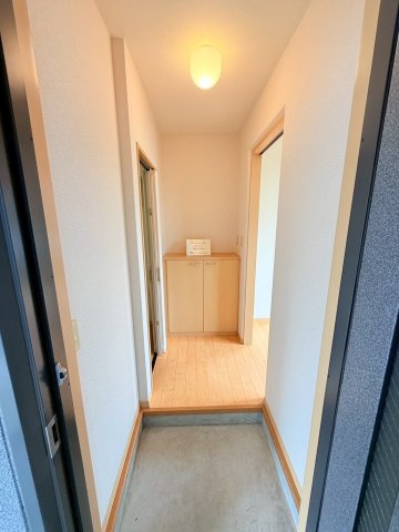 フレグランス玉名Ⅰ棟の玄関