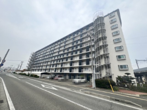 明石ハウス２号棟　５階の外観