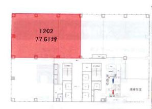 なにわ筋SIAビルの区画図