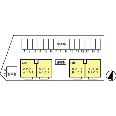 【区画図】 | キャッスル コンフォート B棟