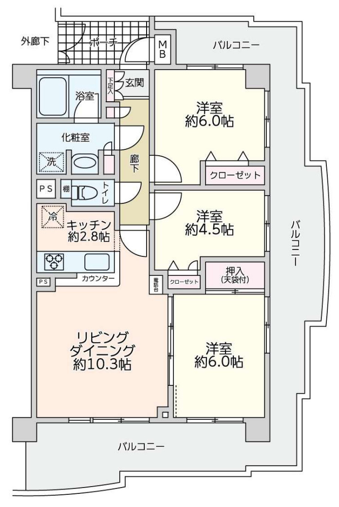 クレッセント大倉山西【仲介手数料無料】