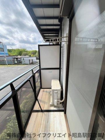 サンハイツのバルコニー