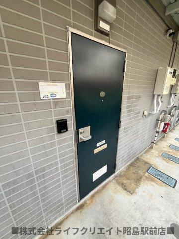 サンハイツの玄関