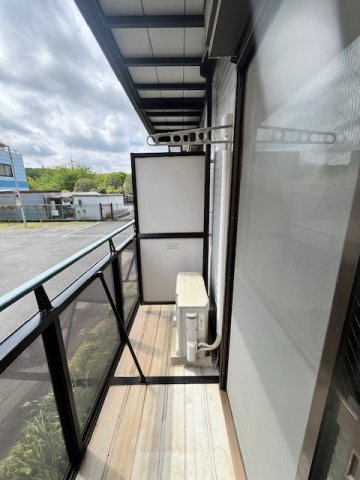 サンハイツのバルコニー