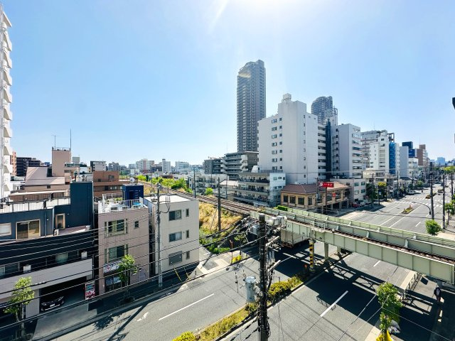 パレステージ大島の展望|5階からは眺望良好♪