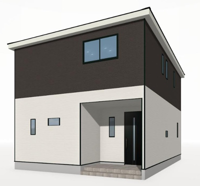 【外観パース】 | クレイドルガーデン光市虹ヶ丘第6　二号地