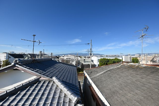 Hapikuru Town平松3丁目新築一戸建て│4LDK+並列駐車2台可の展望|現地（2025年12月）撮影