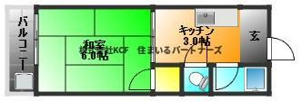 野中ハイツの間取り