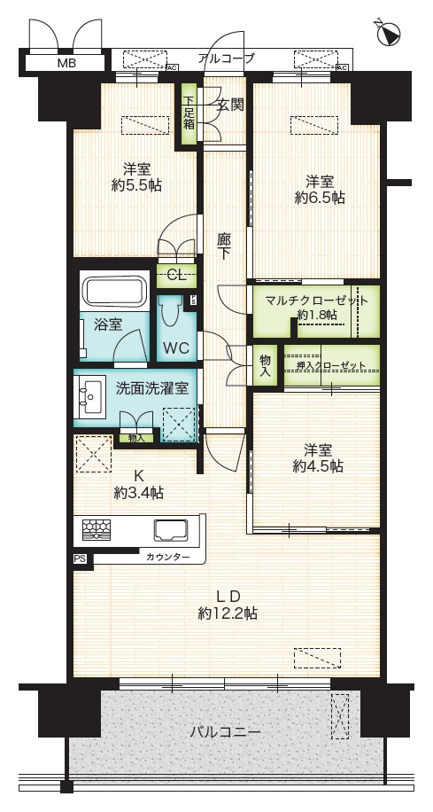 【間取り】の画像