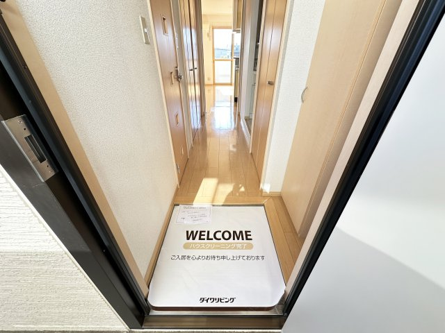 リヴェール北御座 A棟の玄関
