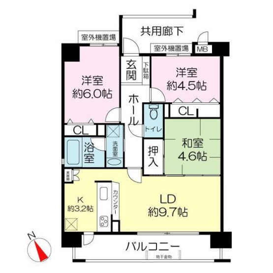 【間取り】 | パセオ上牧