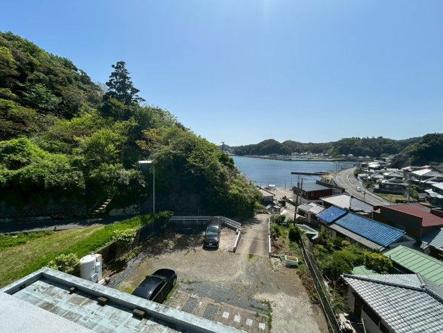 勝浦市松部　ペンションの展望