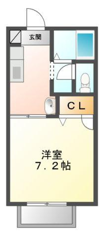 クレール・ユウの間取り