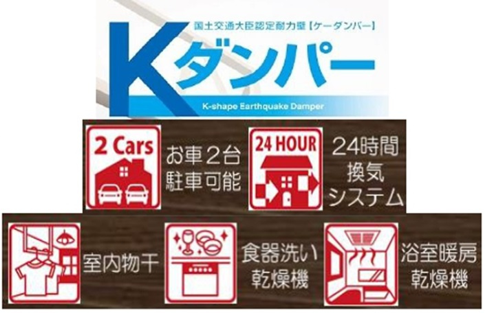 【仲介手数料無料】新築戸建　東松山市石橋1630-6（全31棟）の構造・工法・仕様