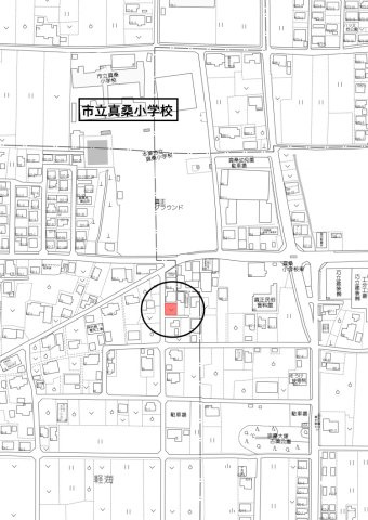 土地 軽海の地図