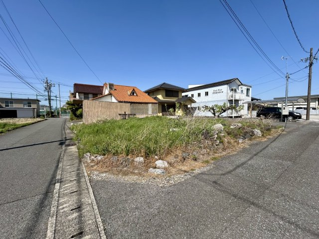 土地 軽海の前面道路含む現地写真