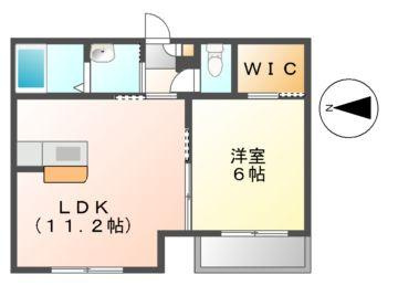 ラ・パルテール新屋敷　Ⅱの間取り