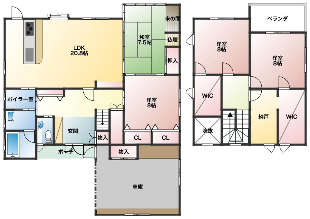 八戸市根城2丁目の駐車場
