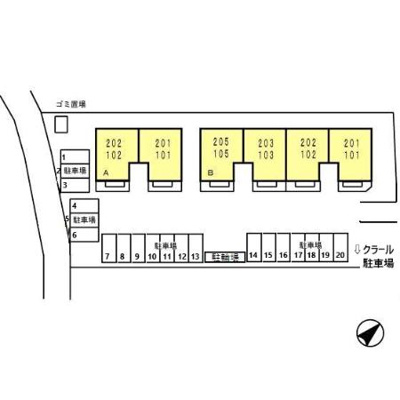 【区画図】 | レーベンパレス A棟
