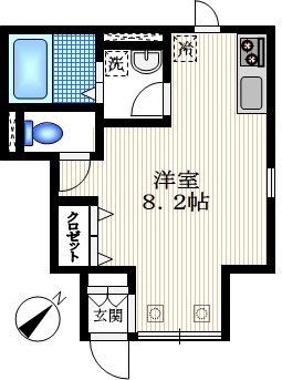 ミチハウスの間取り|★洋室８．２帖★