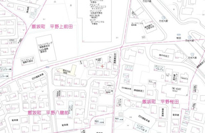 【地図】 | 売土地　飯坂町平野字八龍前