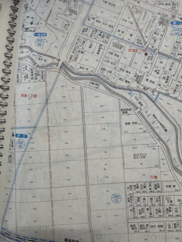 五泉市赤海1丁目　売地の地図