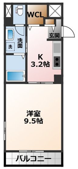 【間取り】 | ドルチェ東甲子園