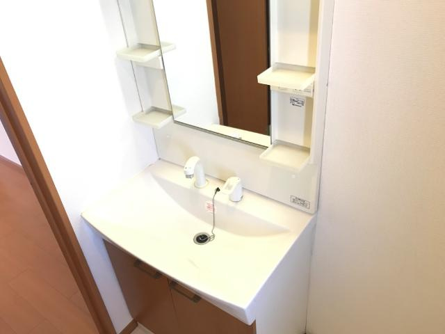 ヴィラ・サンライトⅠの洗面所|洗髪洗面化粧台