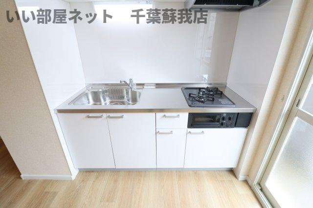 ウィステリアおゆみ野　Ａのキッチン|コンパクトなキッチンで掃除もラクラク