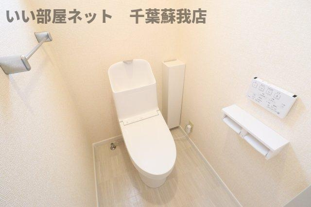 ウィステリアおゆみ野　Ａのトイレ|トイレもきれいです