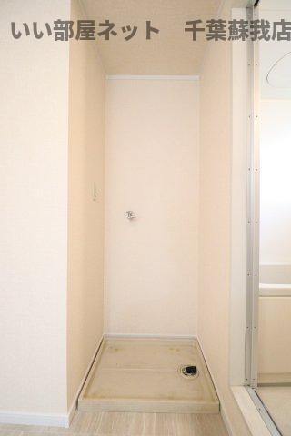 ウィステリアおゆみ野　Ａの洗面所|洗濯機置場