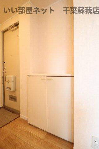 ウィステリアおゆみ野　Ａの収納|大きなものも収納できそうです