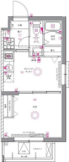 【間取り】 | ユリカロゼＡＺ墨田イースト