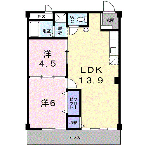 【間取り】 | シティハイツ別名Ｂ