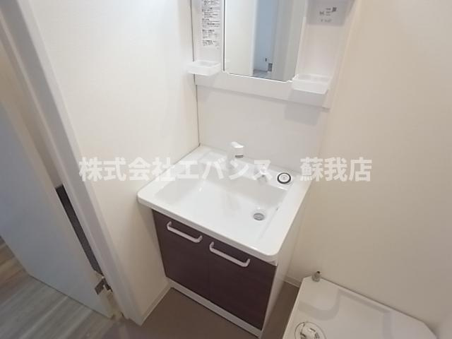 【独立洗面台】 | ジーメゾン千葉浜野プラージュ | 独立洗面化粧台が付いています