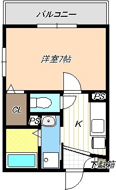 メルシー立華の間取り