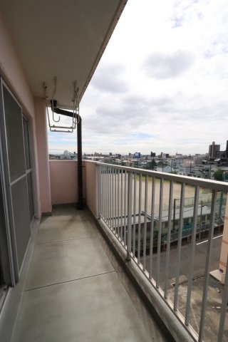 高杉雅ハイツのバルコニー