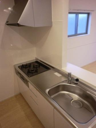 プランドール　スギＡのキッチン|コンパクトなキッチンで掃除もラクラク