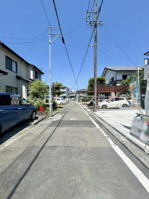 【前面道路含む現地写真】 | 静岡市葵区西千代田町 2期 新築一戸建て 1号棟 | 前面道路含む現地写真です