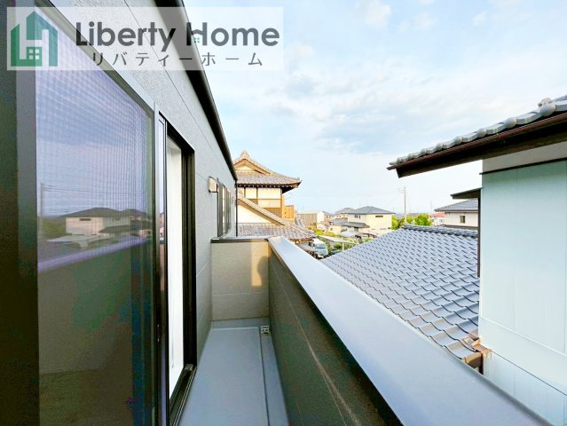 日立市久慈町7丁目　新築戸建のバルコニー