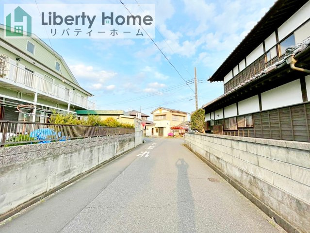 日立市久慈町7丁目　新築戸建の前面道路含む現地写真