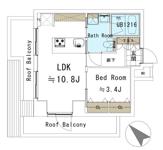 【間取り】 | スカイコートパレス西巣鴨
