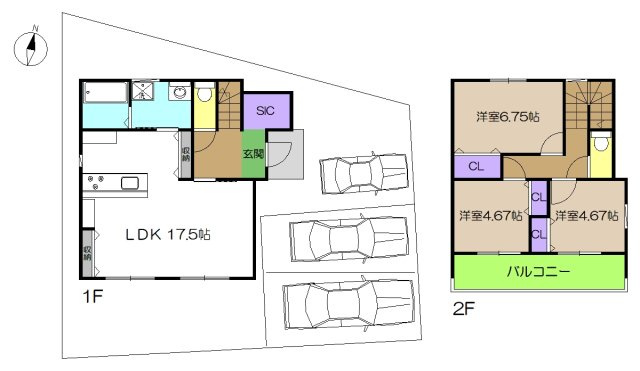 【間取り】 | （商談中）新築住宅　いの町枝川