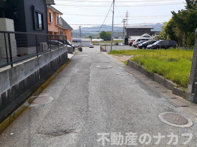 宇城市不知火町御領の売地の周辺|前面道路