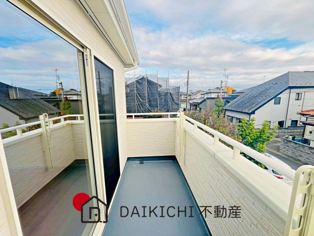 【バルコニー】 | 加須市久下2丁目　いろどりアイタウン　新築戸建　全3棟　3号棟