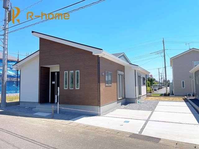 土浦市おおつ野3期　新築戸建て　3号棟の外観|ご予約を頂ければ、『平日』はもちろん『早朝』や『夜間』もご見学可能です♪お気軽にお申し付けください♪