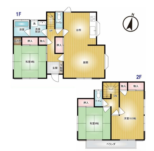 【中古戸建】前橋市稲荷新田町の間取り|■間取り