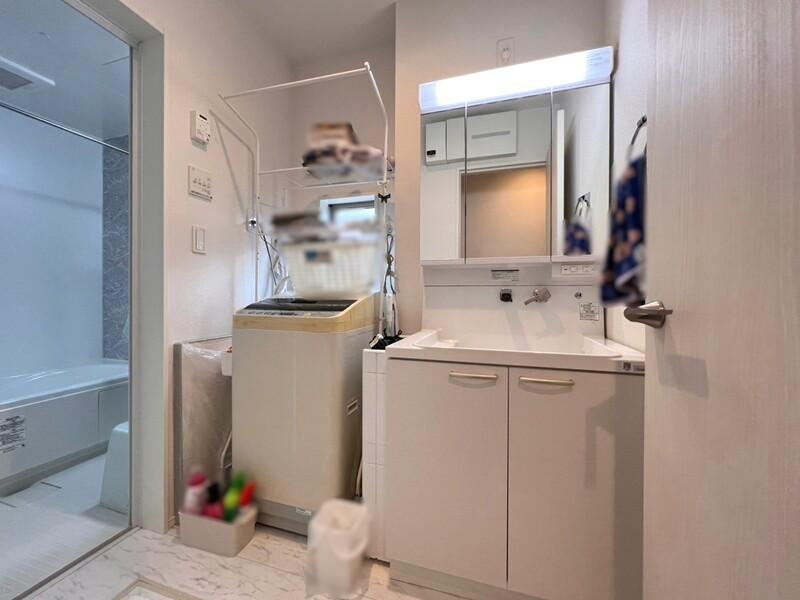 野市町西野　中古戸建　の独立洗面台