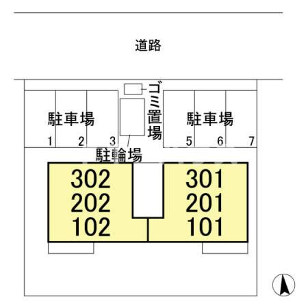 リヴェールの区画図
